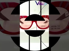 AS104 Vierkant oog Acetaat frame zonnebrillen voor vrouwen 100% UV bescherming