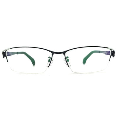Goede prijs TD041 Rimless Square Eyewear Frames, Executive Optical Beta Titanium Eyewear online