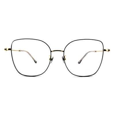 Goede prijs TF3363 Duurzame titanium ronde bril frames op maat Unisex bril online