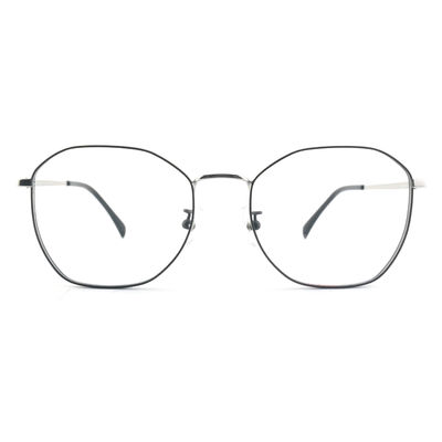 Goede prijs FM2597 Flexibel optisch metalen frame Unisex ronde mode stijl FM2597 online