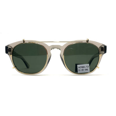 ACP001 Stylish Acetate Frame Zonnebrillen 146 mm Tempel 100% UV-bescherming