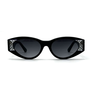 Goede prijs AS096 Zonnebrillen met acetaatframe 100% UV-bescherming Vlinderbril online