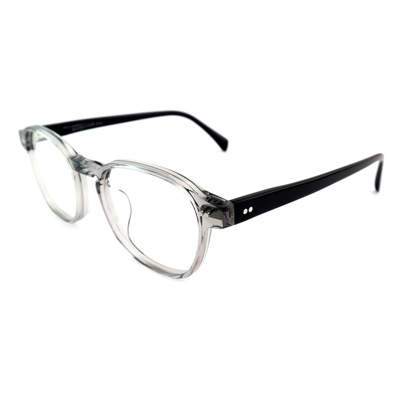 FP2616 Trendy Acetate Optical Frame Unisex Full Rim Ronde Op maat gemaakte kleur
