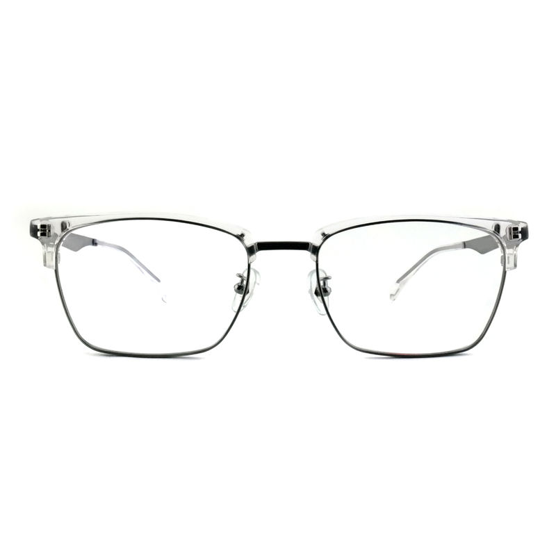 FP2648 Klassieke acetaat metalen bril Vintage vierkant Unisex frames Bril