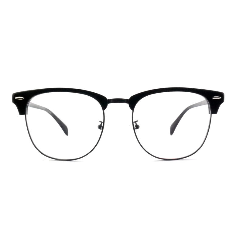FP2648 Klassieke acetaat metalen bril Vintage vierkant Unisex frames Bril