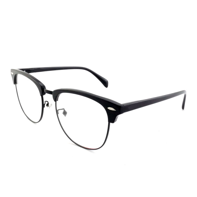 FP2648 Klassieke acetaat metalen bril Vintage vierkant Unisex frames Bril