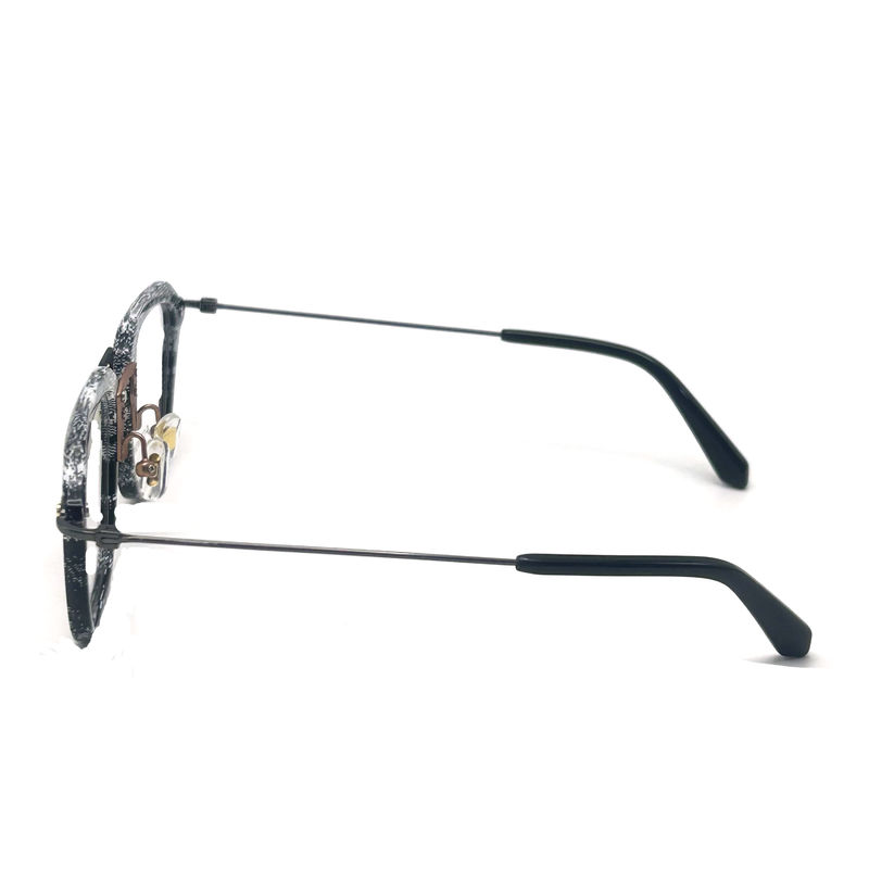 BD124 Op maat gemaakte frame kleur Acetaat metalen frames met 142mm tempel lengte
