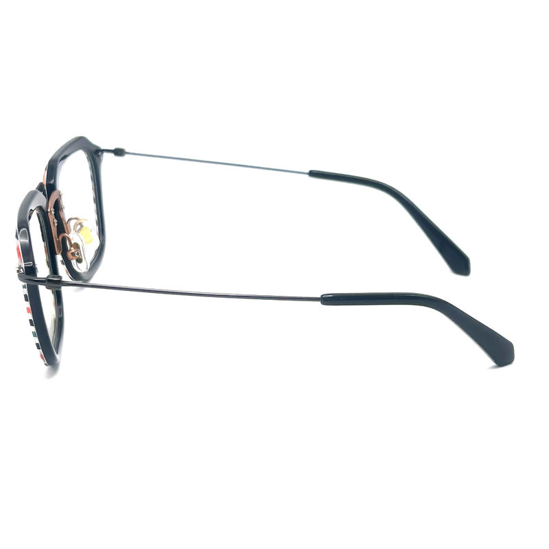 BD124 Op maat gemaakte frame kleur Acetaat metalen frames met 142mm tempel lengte