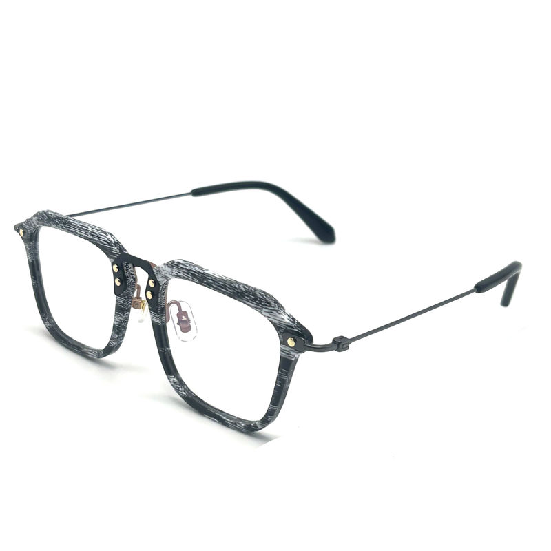 BD124 Op maat gemaakte frame kleur Acetaat metalen frames met 142mm tempel lengte