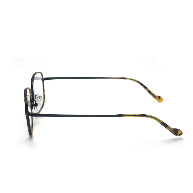 BD020T Vintage Style Vierkant Acetaat Metalen Frames voor een verfijnde look