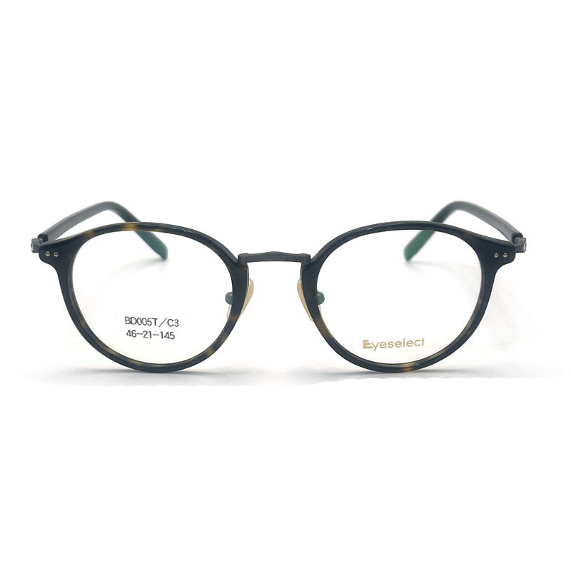BD005T Vintage/Fashion Acetaat Metal Frames Stijlvol en trendy