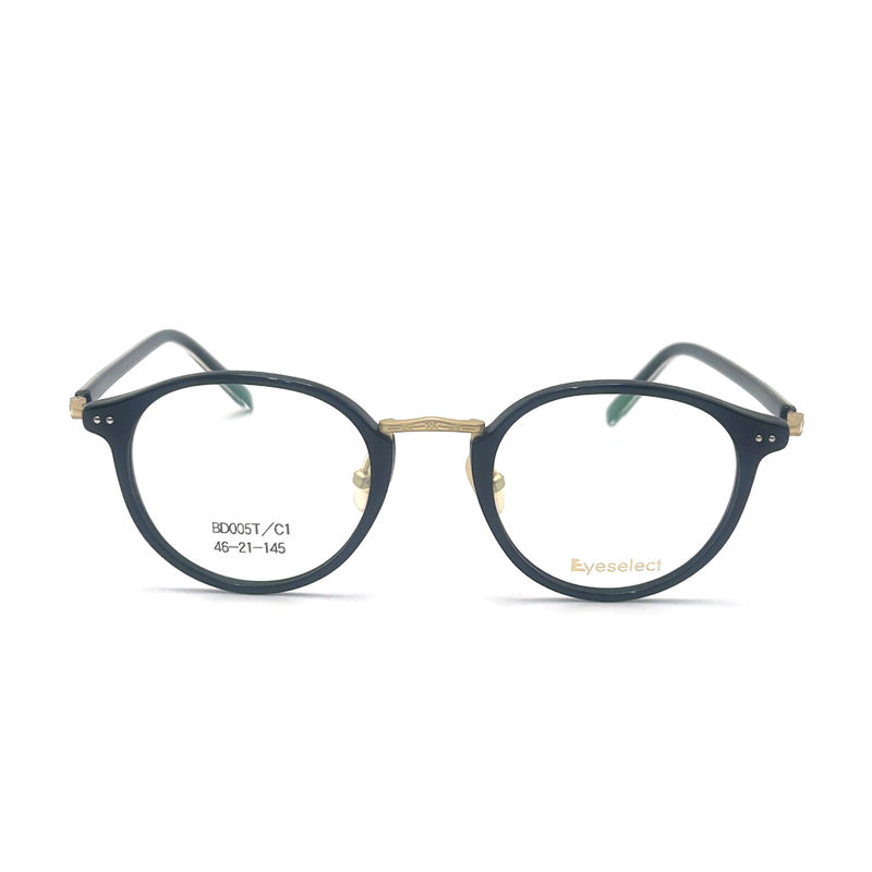 BD005T Vintage/Fashion Acetaat Metal Frames Stijlvol en trendy