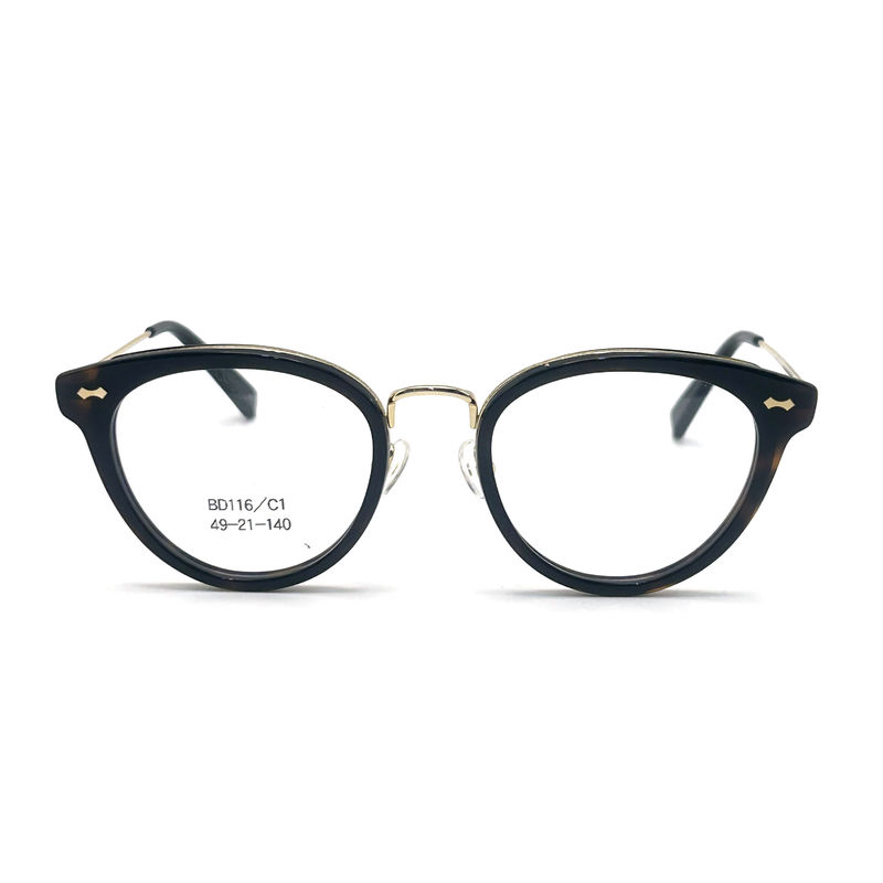 BD116 Op maat gemaakte acetaatmetalen frames met full-frame ontwerp - verschillende kleuren