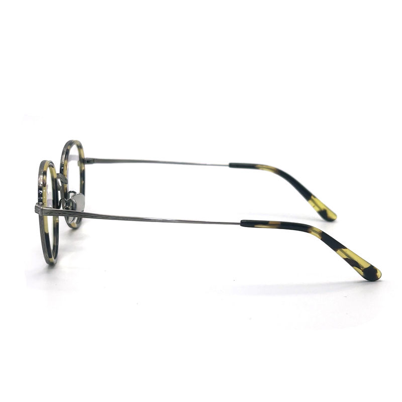 BD104 Vintage-Full-frame Acetaat metalen frames - Style Fashion Frame