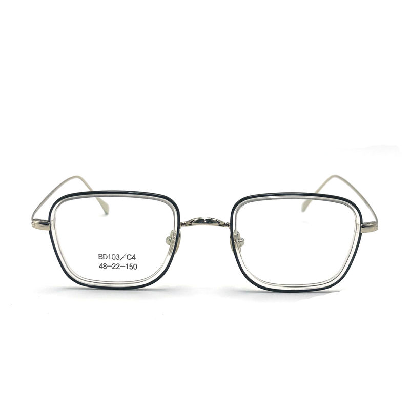 BD103 Op maat gemaakt frame kleur vierkant acetaat metaal frame - Premium kwaliteit
