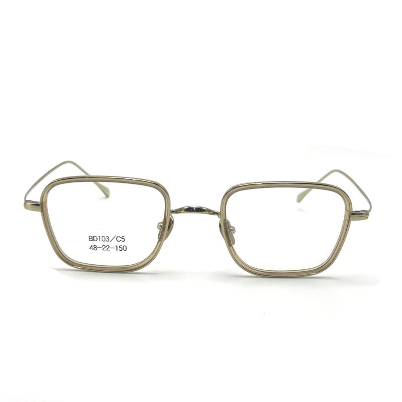 BD103 Op maat gemaakt frame kleur vierkant acetaat metaal frame - Premium kwaliteit