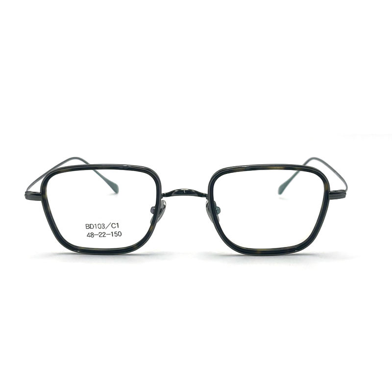 BD103 Op maat gemaakt frame kleur vierkant acetaat metaal frame - Premium kwaliteit