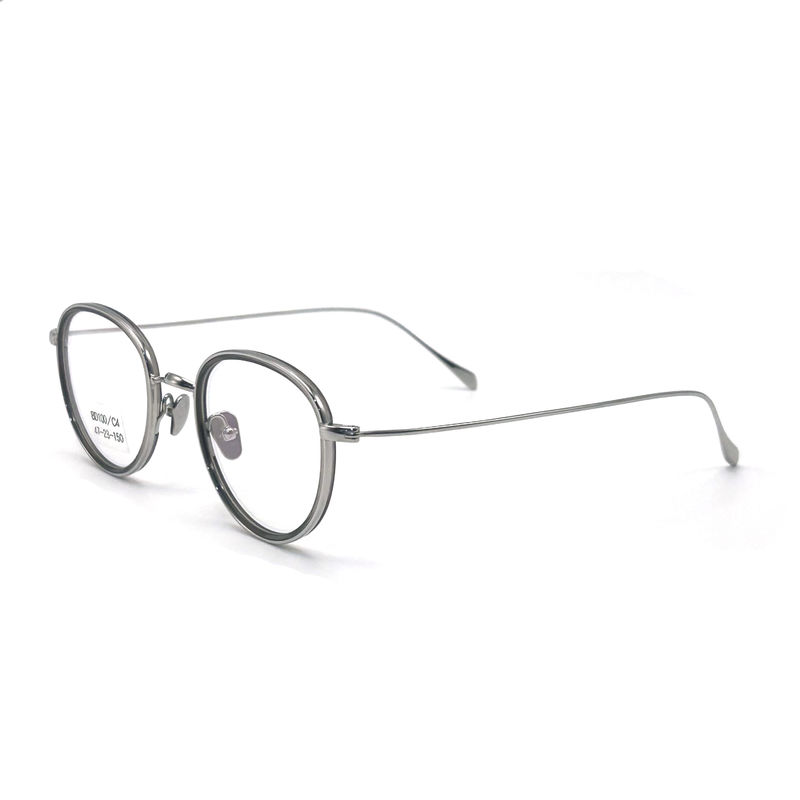 BD100 Modieuze acetaat metalen frames met aanpasbare kleuren voor zakelijke kopers
