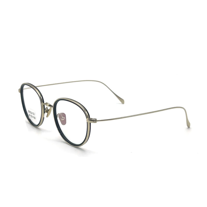 BD100 Modieuze acetaat metalen frames met aanpasbare kleuren voor zakelijke kopers