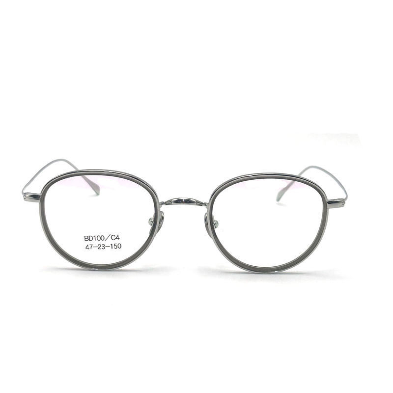 BD100 Modieuze acetaat metalen frames met aanpasbare kleuren voor zakelijke kopers