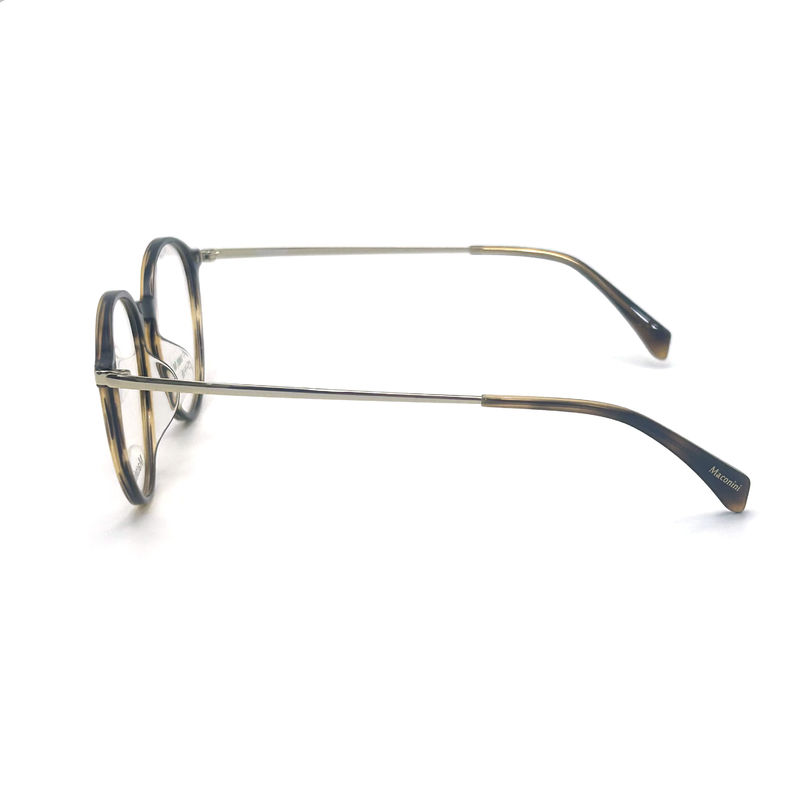 OPT SUN001 Acetaat optisch frame met hoge elasticiteit tempels trendy Ronde stijl Modieuze look