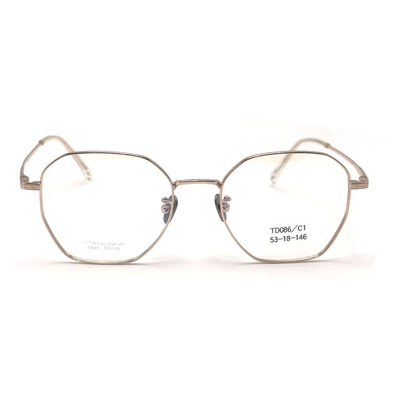 TD086 Titanium-optische frames met antireflectieve coating en flexibele scharnieren - perfect voor dagelijks gebruik