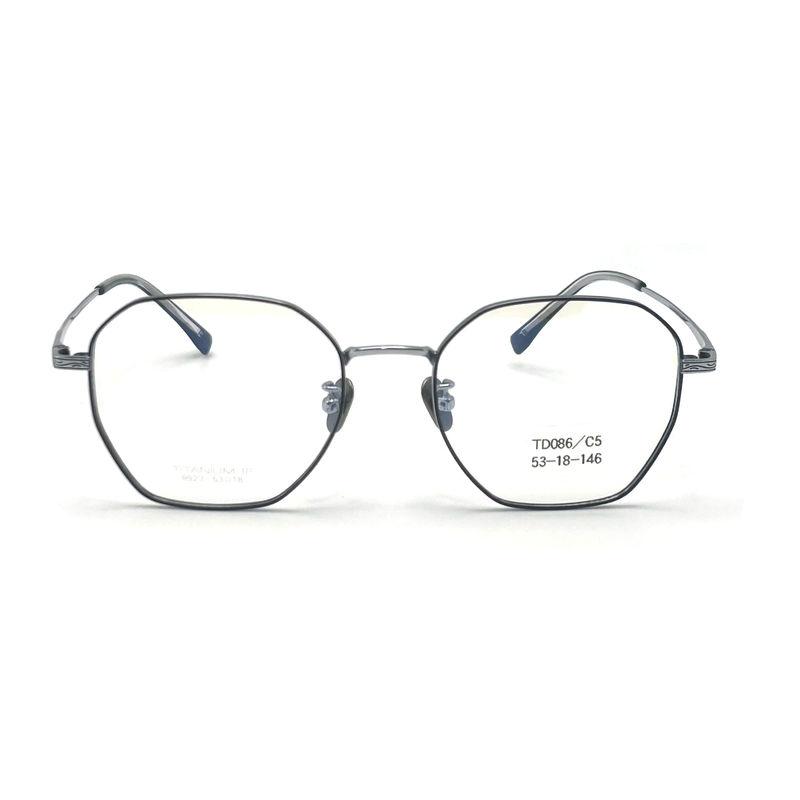 TD086 Titanium-optische frames met antireflectieve coating en flexibele scharnieren - perfect voor dagelijks gebruik
