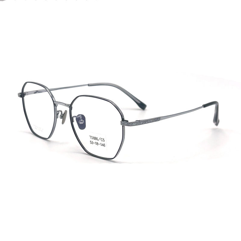 TD086 Titanium-optische frames met antireflectieve coating en flexibele scharnieren - perfect voor dagelijks gebruik