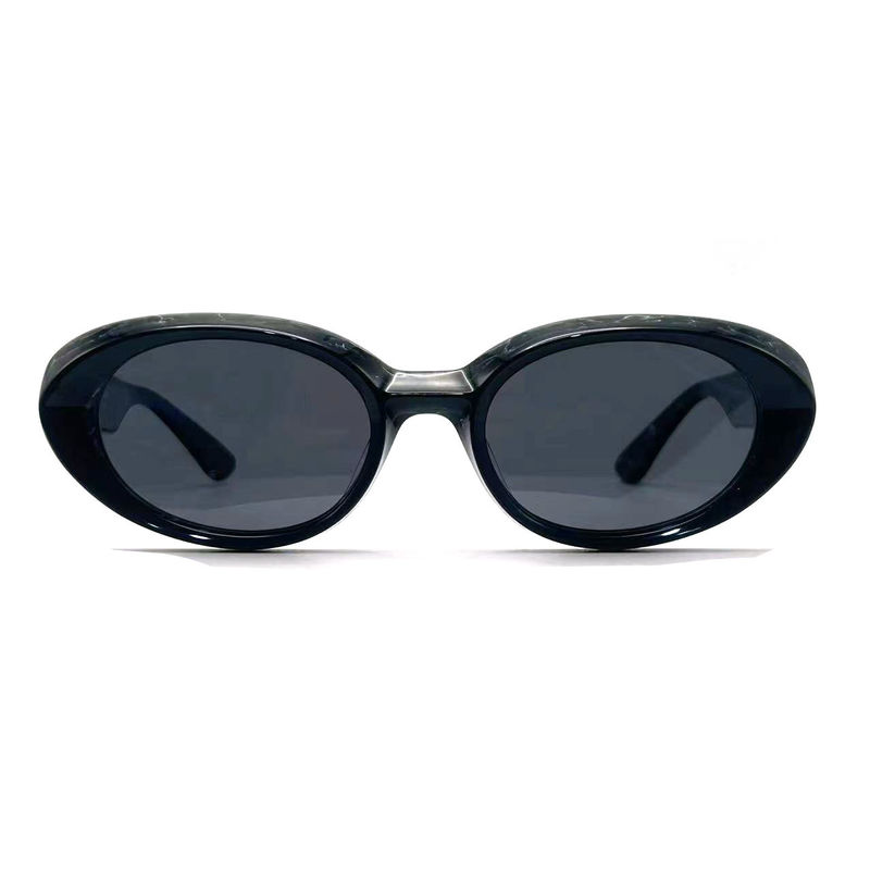 Acetaat frame zonnebrillen Modieus ovale oogvorm en klassiek frame Style-model AS075,Zonnebrillen Manufactory OEM/ODM