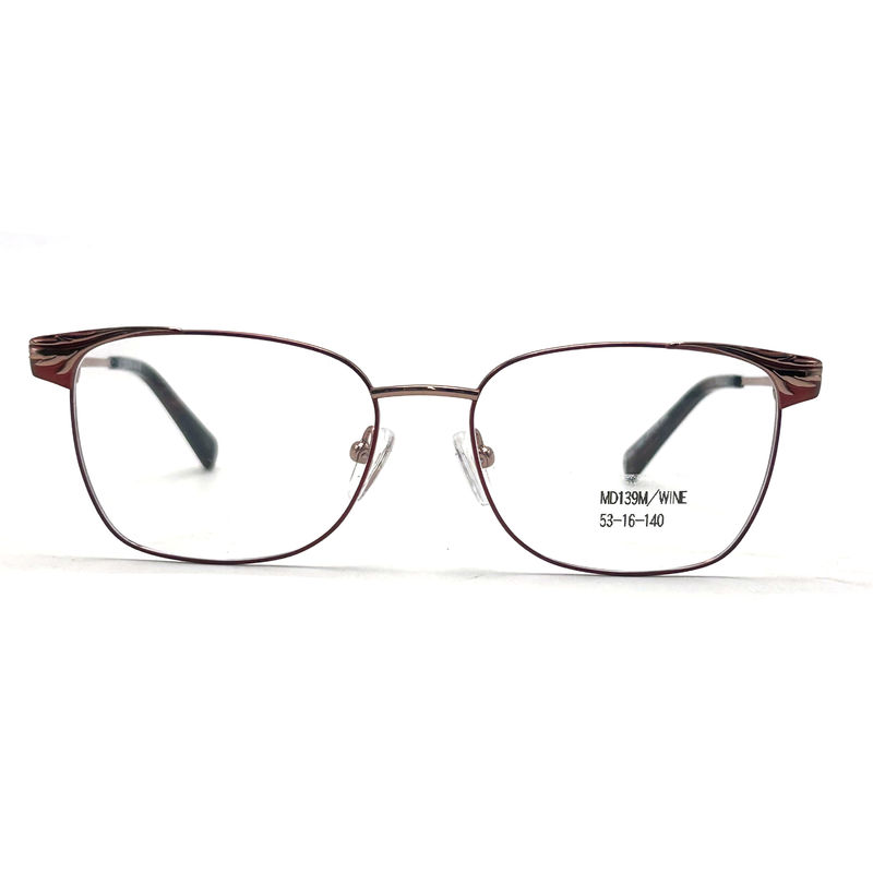 MD139M Vrouwen metalen optische frames in 53-16-140 maat voor modieuze look