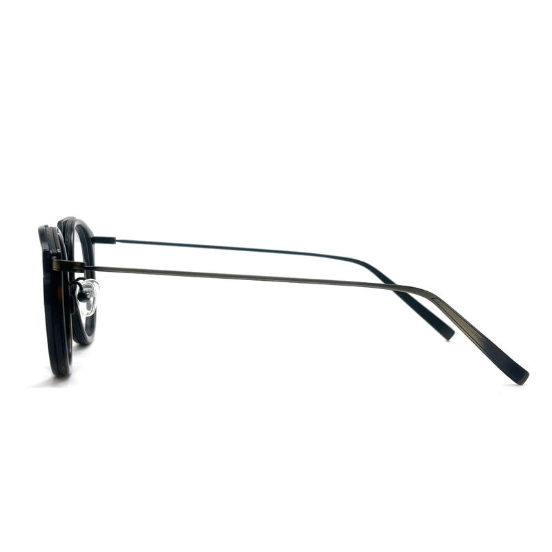 BD115 Custom Color Vierkant Acetaat Metalen Frames - Vierkant Ontwerp Vibrante Kleuren