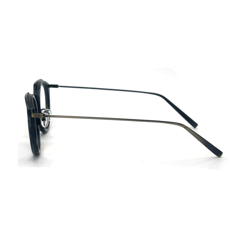 BD115 Custom Color Vierkant Acetaat Metalen Frames - Vierkant Ontwerp Vibrante Kleuren
