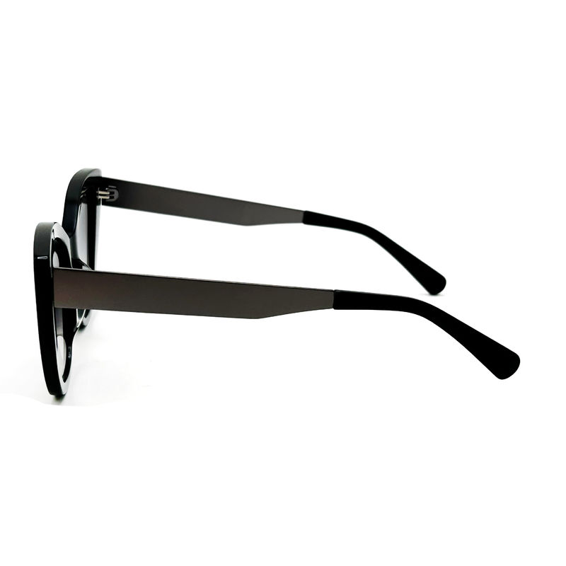 AS091M Klassieke zonnebrillen voor vrouwen met een acetaatframe met CR 39-lens 100% UV-bescherming 145mm Tempellengte
