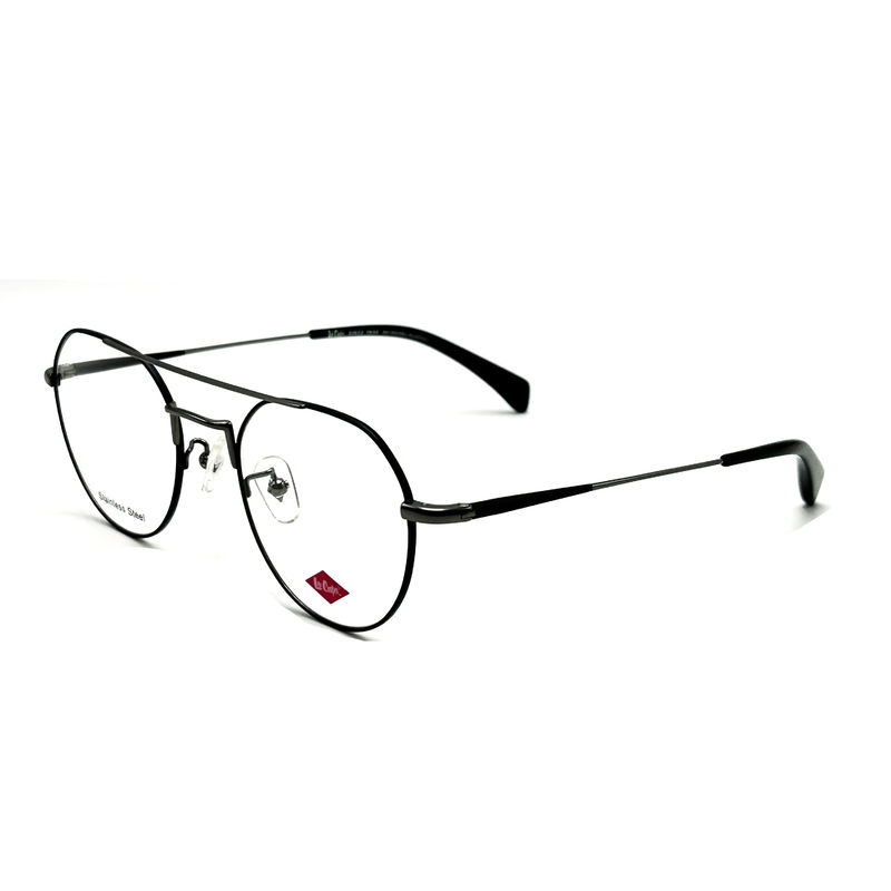 FM3221 Ronde unisex optische frames van roestvrij staal met 50-20-142 raamgrootte