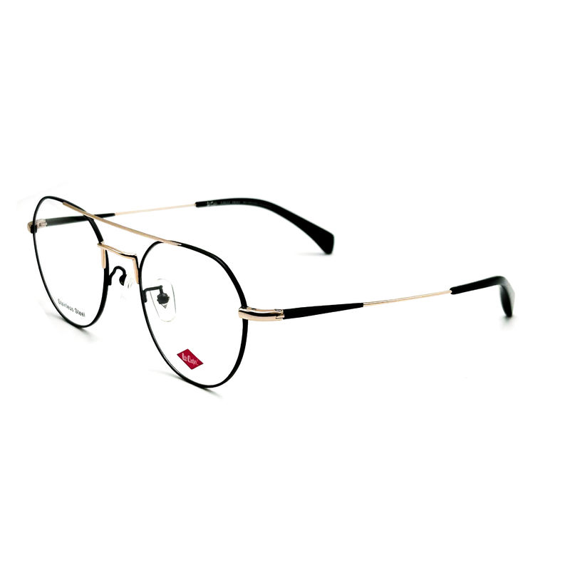 FM3221 Ronde unisex optische frames van roestvrij staal met 50-20-142 raamgrootte