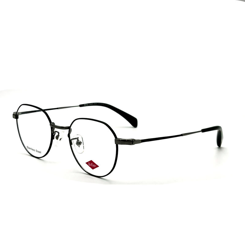 FM3222 Vierkant Unisex Optisch metalen frame van roestvrij staal Grootte 46-21-142