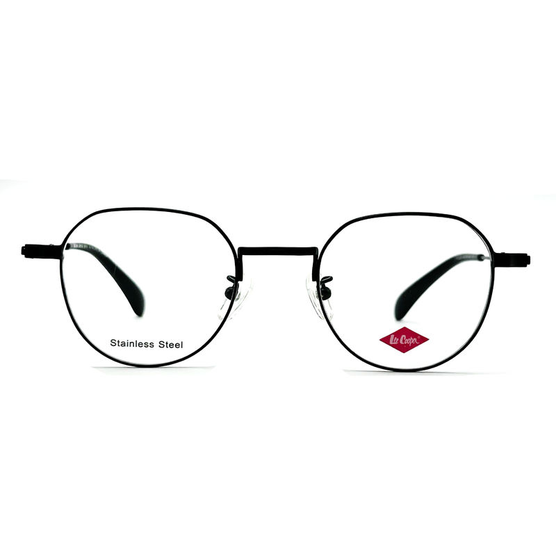 FM3222 Vierkant Unisex Optisch metalen frame van roestvrij staal Grootte 46-21-142
