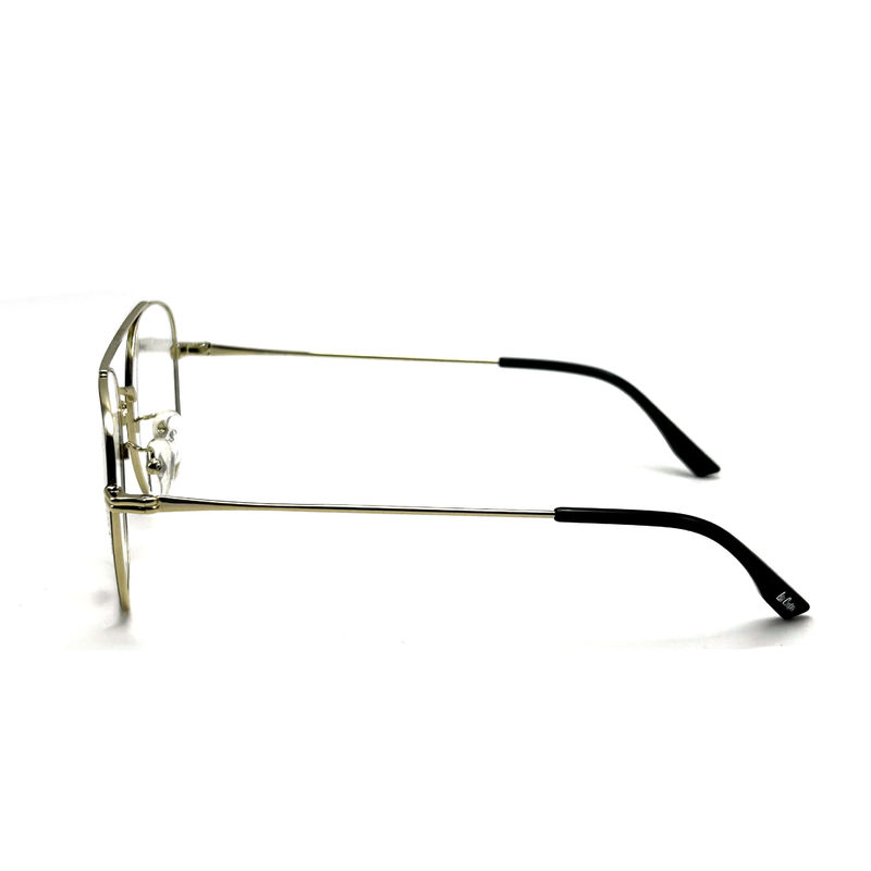 FM7112 Vierkant Unisex optisch metalen frame roestvrij staal Grootte 53-20-145