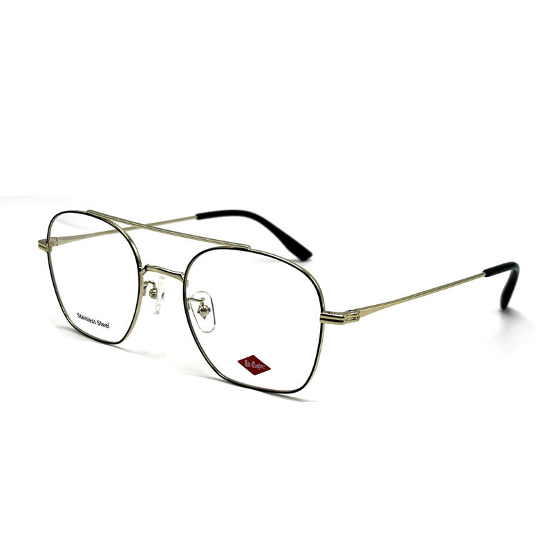 FM7112 Vierkant Unisex optisch metalen frame roestvrij staal Grootte 53-20-145