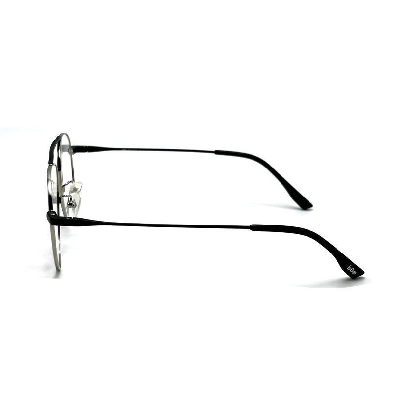 FM7115 Optische metalen frames van roestvrij staal voor vrouwen met een ronde vorm 50-19-142