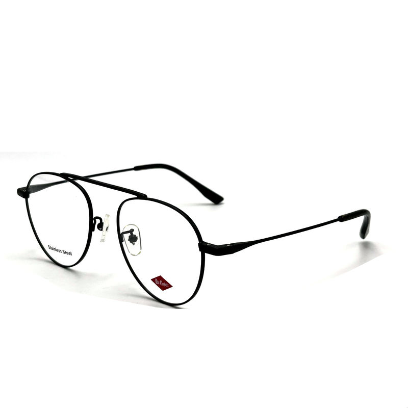 FM7115 Optische metalen frames van roestvrij staal voor vrouwen met een ronde vorm 50-19-142