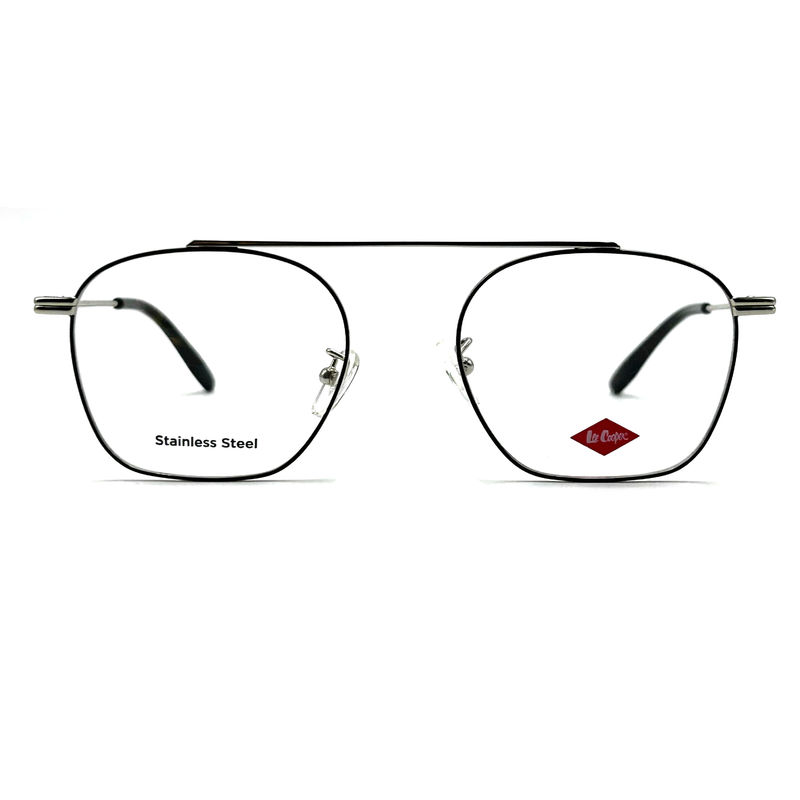 FM7115 Optische metalen frames van roestvrij staal voor vrouwen met een ronde vorm 50-19-142