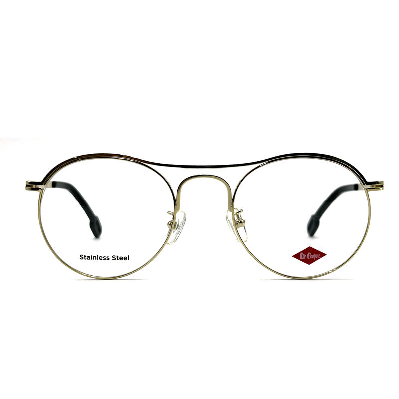 FM7124 Ronde bovenste balk roestvrij staal vrouwen optische frames voor een tijdloze chic look