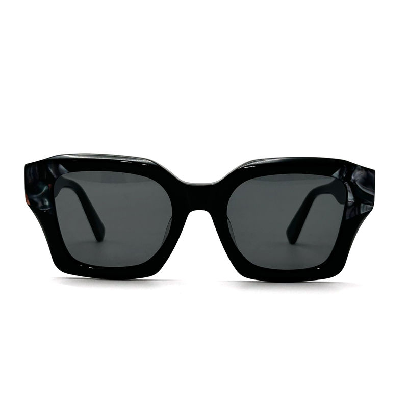 AS097 Zonnebrillen met acetaatframe met CR 39-lenzen Vrouwen Oogvorm UV-beschermde zonnebrillen