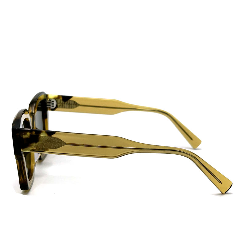 AS097 Zonnebrillen met acetaatframe met CR 39-lenzen Vrouwen Oogvorm UV-beschermde zonnebrillen