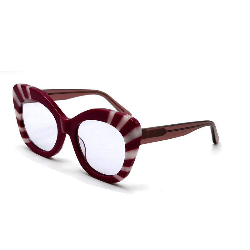 Vierkant oog Acetaat frame zonnebrillen voor vrouwen 100% UV-bescherming-model AS104,Zonnebrillen OEM Factory