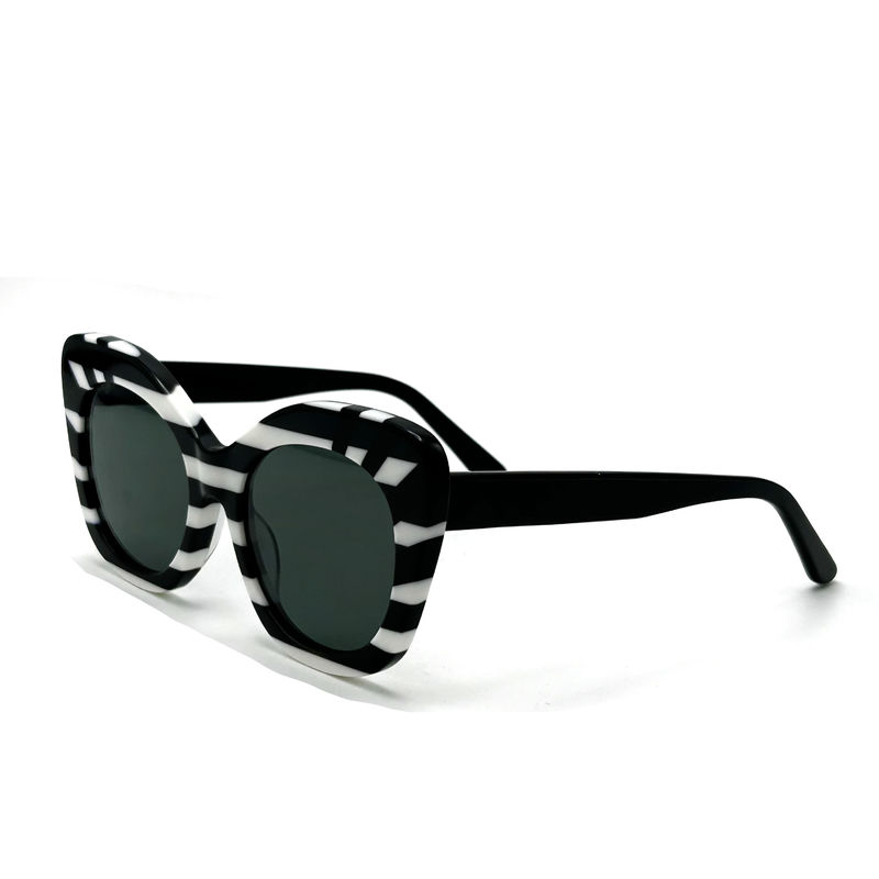 Vierkant oog Acetaat frame zonnebrillen voor vrouwen 100% UV-bescherming-model AS104,Zonnebrillen OEM Factory
