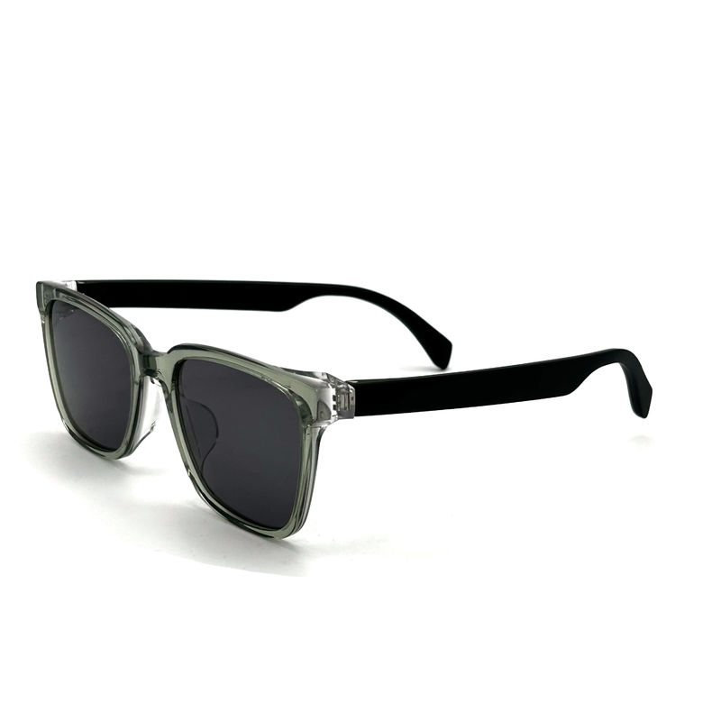 AS110 Unisex vierkant zonnebril met acetaatframe 100% UV-bescherming en CR 39 lens