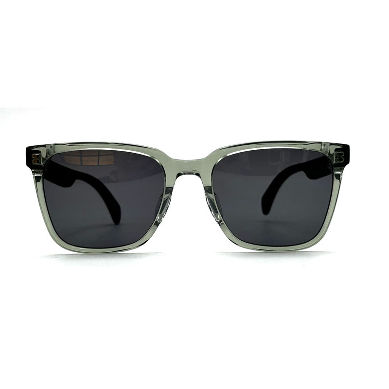 AS110 Unisex vierkant zonnebril met acetaatframe 100% UV-bescherming en CR 39 lens
