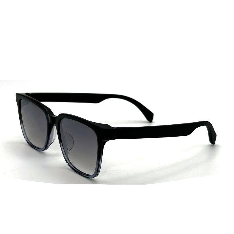 AS110 Unisex vierkant zonnebril met acetaatframe 100% UV-bescherming en CR 39 lens